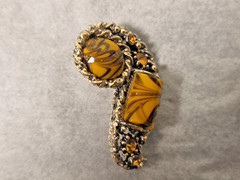 Vintage Mid Century SELRO/SELINI Costume Jewelry Set Bracelet & Earrings