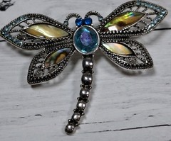 Lot Of 17 Pieces Of Costume Jewelry Evil Eye Dragonfly Brooches Butterfly Heart