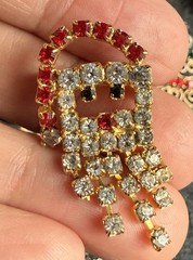 Vtg Christmas Brooch 1 Eisenberg Ice Earings 2 Trees 5 Unsigned