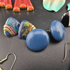 1980s Retro Vintage Earrings Lot of 13 Pierced Earring Pairs