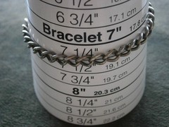 Curb Chain Link Figaro Safety Chain Vintage Sterling Silver Bracelet 7.5″ ~ 9.6g
