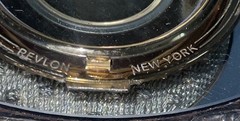 VINTAGE JEWELRY & REVLON NEW YORK COMPACT, RING BRACELET, EARRINGS 1960-1970’s