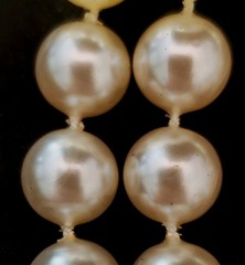 CAROLEE Vintage Earring & Necklace Set, Ivory Faux Pearls, Silver-toned Accents
