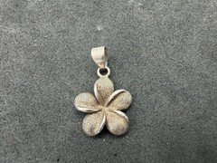 0.96g Vintage Sterling Silver 925 Flower Blossom Pendant Five Petal Floral M