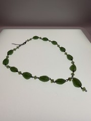 Lot 4 Semi Precious Stone Beaded Necklaces Sterling Silver Pendant Vintage SW