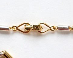 Unique Mexican Designer TANE Sterling Gold Vermeil Heavy Link Chain Necklace 29g