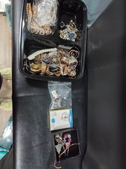Storage unit find- tote full of jewelry sterling silver