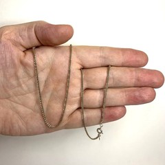 Vintage Sterling Silver Margarita Chain Necklace Mexico 21.5” 2mm 5.0 grams