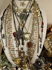 Pretty Junk Jewelry Lot Vintage And Modern Mix 9 1/2 Lbs. For Repurpose Or Craft