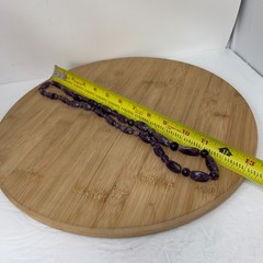Vintage Amethyst Necklace Purple Lavender Jewelry Stones Natural Style