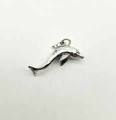 Vintage Jumping Dolphin KBN Kabana Sterling Silver Ocean Charm Pendant – 2.0g