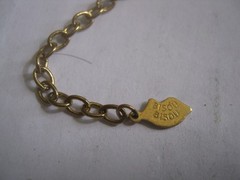 1990s BISOU BISOU Green Crystal Bib Necklace, 18″ w/ Pull, Compare @ $69 on Etsy