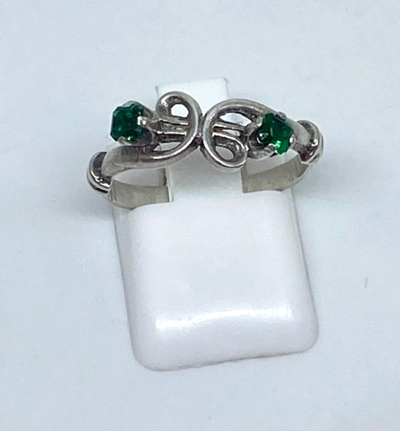 Rings Silver 925 Size 6.5 . Weight 2.0 g. Soviet Vintage Jewelry USSR