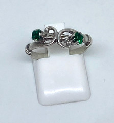 Rings Silver 925 Size 6.5 . Weight 2.0 g. Soviet Vintage Jewelry USSR