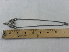 Vintage 1950s or 1960s Signed Hollycraft Rhinestone Necklace choker