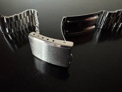 Vintage Speidel stainless steel bracelet with adjustable end links 18mm-22mm