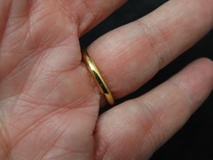 Vintage Gold Tone Xmas Rudolph Reindeer Rhinestone Ring ADJUSTABLE