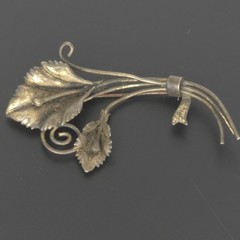 Signed Pegasus Coro 925 Sterling Silver Calla Lily Flower Brooch 3.25″ 13.5g