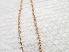 Avon Faux Fire Opal Pendant Necklace