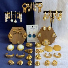 Vtg Earring Lot Jewelry Rama Liz Claiborne Monet Napier Enamel Rhinestone