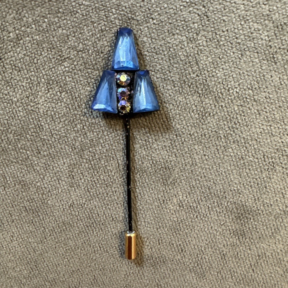 Vintage Antique Stick Pin Art Deco Art Nouveau Victorian Hat Jewel -A