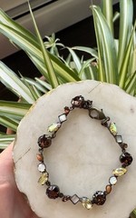 Signed Sorrelli Rhinestone Rhinestones Crystals Bracelet 7.5” Linked
