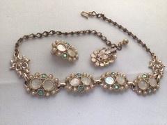 Vintage Set Necklace And Earrings