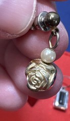 Vintage Mixed Pierced 12 Earrings – See Pictures