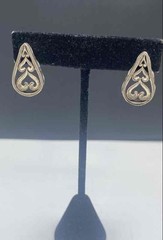 Sterling Silver 925 Amethyst Marcasite Ring Size 7.25 & 900 Silver Earrings Set