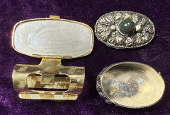 Vtg to Now Junk Drawer Costume Jewelry Lot Watch Padlock Brooch Pendant Estate
