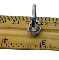 Antique 1920’s Art Deco Platinum Diamond Engagement Ring