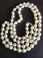 Antique Natural Pearl Necklace