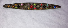 Vintage 1920s Bohemian Bar Pin C Clasp Flapper