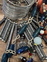 Vintage Boho Style Good Quality Jewelry Lot Some Signed V86