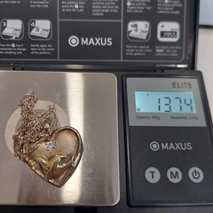 Vtg GORHAM STERLING Heart Pendant Peace Dove IOB COA Serenity Prayer EUC 🙏