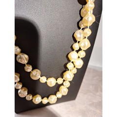 A Vintage Extra Long Faux Pearl Necklace Grandmacore Lustrous Eveningwear