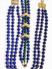 RARE Lanvin Germany Signed Couture Statement Necklace Bracelet Designer Set