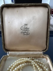 Vintage Pearl Necklace Three Strand Pearls Ciro Of Bond St London & New York