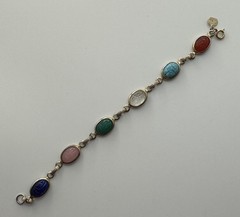 Vintage Judy Lee Egyptian Revival Scarab Bracelet, Gold-Tone Bracelet, 1950-1960