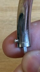 Vintage Etched Sterling Silver Bangle Victorian Style About 7 Inches Signed