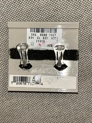 ERWIN PEARL Genuine European Glass Clip On Earrings For Neiman Marcus