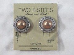 earrings vintage lot of 7 Two Sisters Medici Lauren Leah NEW on cards hand craft
