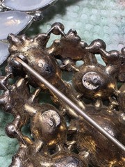 Deco Era Pink High End Glamorous Brooch