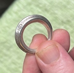 Vintage 925 Sterling Silver Handmade Rare Estate Modernist Tribal Ring Sz 9.5-10