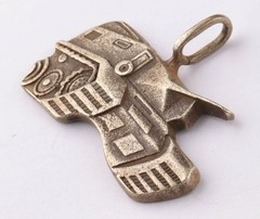 Tank 800 silver Tankman’s badge Armored force Pendant Panzer Military Army force