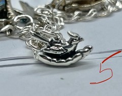 Vintage MCM HANDS that Hold Surprises Sterling Silver Charms Pendants Fobs
