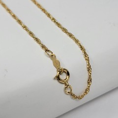 Vintage 12K Gold Filled Singapore Chain Bracelet 8″ 1/20 14k GF Spring Ring NOS