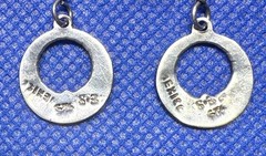 1.25″ Vintage MEXICO Earrings 925 Sterling Silver Turquoise Coral Onyx NEW