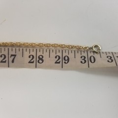 Vintage Gold Tone Faux Pearl Rope Link Chain Necklace 30.5” Long