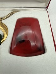 ICONIC 70’S LANVIN PARIS NECKLACE INTERCHANGEABLE LUCITE MODERN “KEIRA” PENDANT